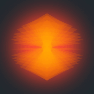 Lemurian Amber Andara Crystal Pendant 14k