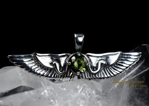 Isis Pendant with Moldavite