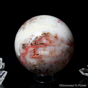 Cinnazez Azeztulite Crystal Sphere XL Azozeo Activated