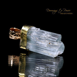 Aquamarine Pendant in 14k