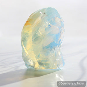 Angel Aura Opal Monatomic Andara Crystal w/ Rainbows 'Angel Codes'