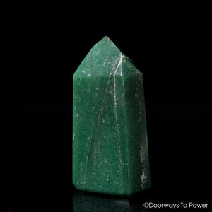 John of God Casa Crystal Green Aventurine & Pyrite Channeler