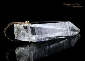 Lemurian Light Language Pendant 14k