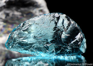 Aqua Serenity Monatomic Andara Crystal 'Atlantean Hologram