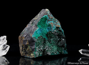Dioptase Crystal Altar Stone A +