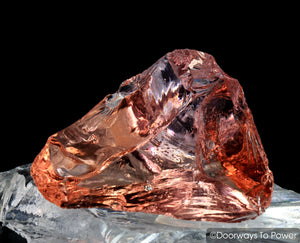 HGW Pink Monatomic Andara Crystal w/ Rainbows 'Heart of God Within'