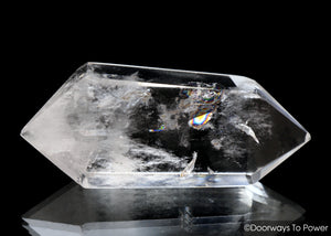 John of God Crystal Double Terminated Rainbow Quartz Casa Crystal Empathy Nick