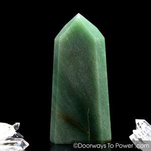 John of God Green Aventurine Crystal Altar Stone 'Wealth & Prosperity' Casa Crystal