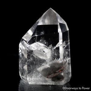 Brookite in Natural Manifestation Quartz Point