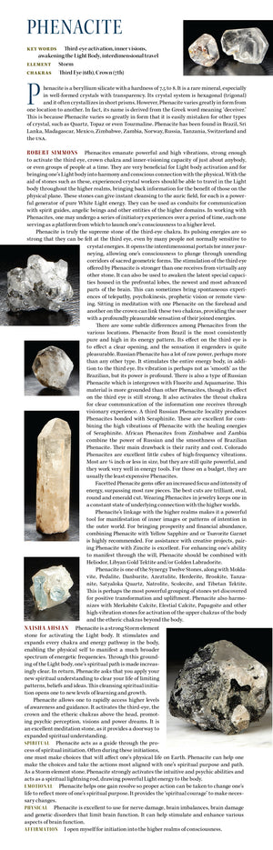phenacite metaphysical Properties Book of Stones