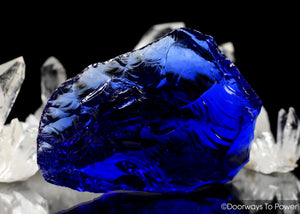 Elestial Starlight Sapphire & Tanzanite Fire Monatomic Andara Crystal