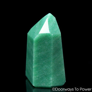 John of God Green Aventurine Pyrite Channeling Isis Crystal 'Prosperity'