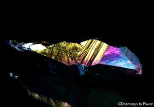 Titanium Aura Quartz DT Master Record Keeper Crystal 'Frequency Shifter'