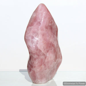 Rose Quartz Free Form Crystal 'Awakened Heart' 48 lbs Blessed & Energized