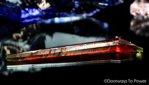 Zincite Wand of Fire Record Keeper Crystal Wand Specimen A+++ Collectors Quality