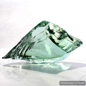 Ethereal Mint Monatomic Andara Crystal Sculpture 'FIRMAMENT'