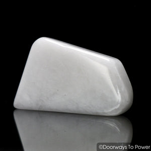 White Azeztulite Crystal Tumbled & Polished Gemstone
