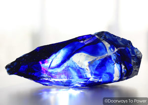 Tanzanite Fire & Elestial Starlight Monatomic Andara Crystal 'ARCTURIAN STAR-SHIP