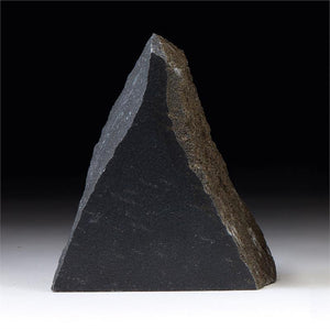 Black Azeztulite Crystal Triangle Altar Stone