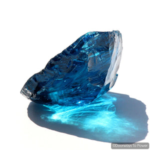 Electric Blue Atlantean Andara Crystal