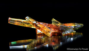 Zincite Crystal Specimen 'StarShip' A+++ Collectors Quality