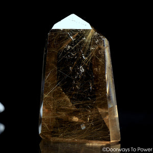 John of God Crystal Smoky Quartz Casa Crystal Golden Rutiles & Rainbows