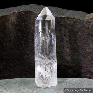 John of God Devic Temple Casa Crystal Crystal Point w/ Rainbows