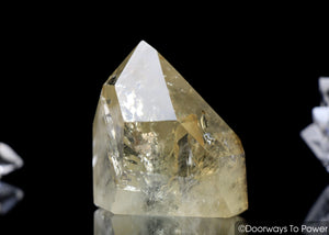 John of God Crystal Citrine 'Abundance Stone' Manifest Spirit Isis Casa Crystal Point
