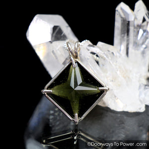 Moldavite Magician Stone Pendant