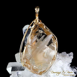 Andara Pendant Angel Aura Opal Lemurian Etherium