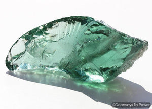 Ethereal Mint Monatomic Andara Crystal Sculpture 'ANAHATA