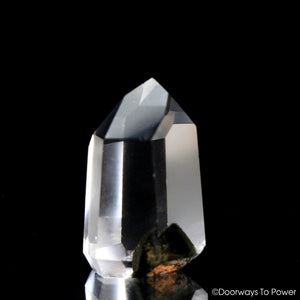 Rare Brookite in Natural Quartz Dow Crystal Point | Synergy 12 Crystal