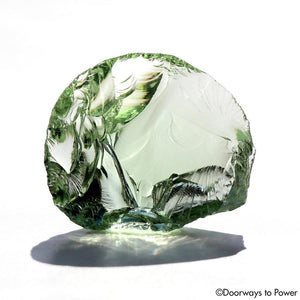 Terra Olive Earth Shaman Andara Crystal 'One Who Sees in the Dark'