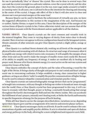 Clear Quartz Metaphysical Properties