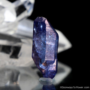 Tanzine Aura Himalayan Quartz Crystal w/ Record Keeper Tantric Twin