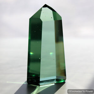 John of God Crystal Green Obsidian Casa Crystal Master Dow