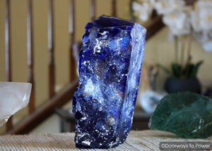 Tanzanite Fire Monatomic Andara Crystal Sculpture