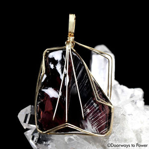 Power of Kings Andara 14k Gold Crystal Pendant