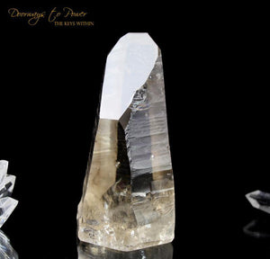 Golden Lemurian Seed Quartz Record Keeper Crystal