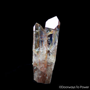 Angel Aura Quartz Starbrary Tantric Twin Crystal 'Twin Flame'