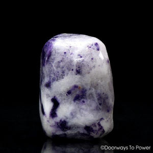 Violet Flame Opal Crystal Polished & Tumbled Stone