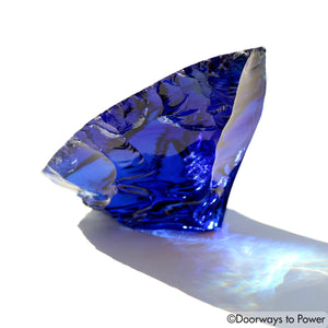 Tanzanite Fire Elestial Sapphire Monatomic Andara Crystal 'Lu·Mi·Nar·Y'