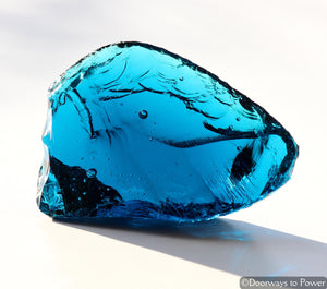 Electric Blue Atlantean Andara Crystal 'Pleiadian Emissaries of the Light'