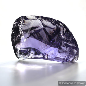 Merlin's Light Purple Monatomic Andara Crystal 'Alchemist' Between Worlds