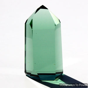 Green Obsidian Crystal Point