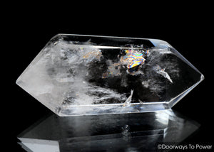 John of God Crystal Double Terminated Rainbow Quartz Casa Crystal Empathy Nick