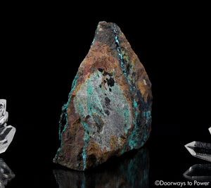 Dioptase Crystal Altar Stone A +