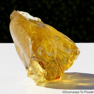 Solaris Andara Crystal Altar Stone Light Coded 'Galactic Sun'