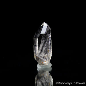 Brookite in Quartz Crystal Record Keepers & Rutiles Rare Synergy 12 Stone