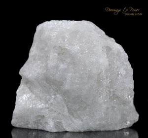 White Azeztulite Crystal Altar Stone
